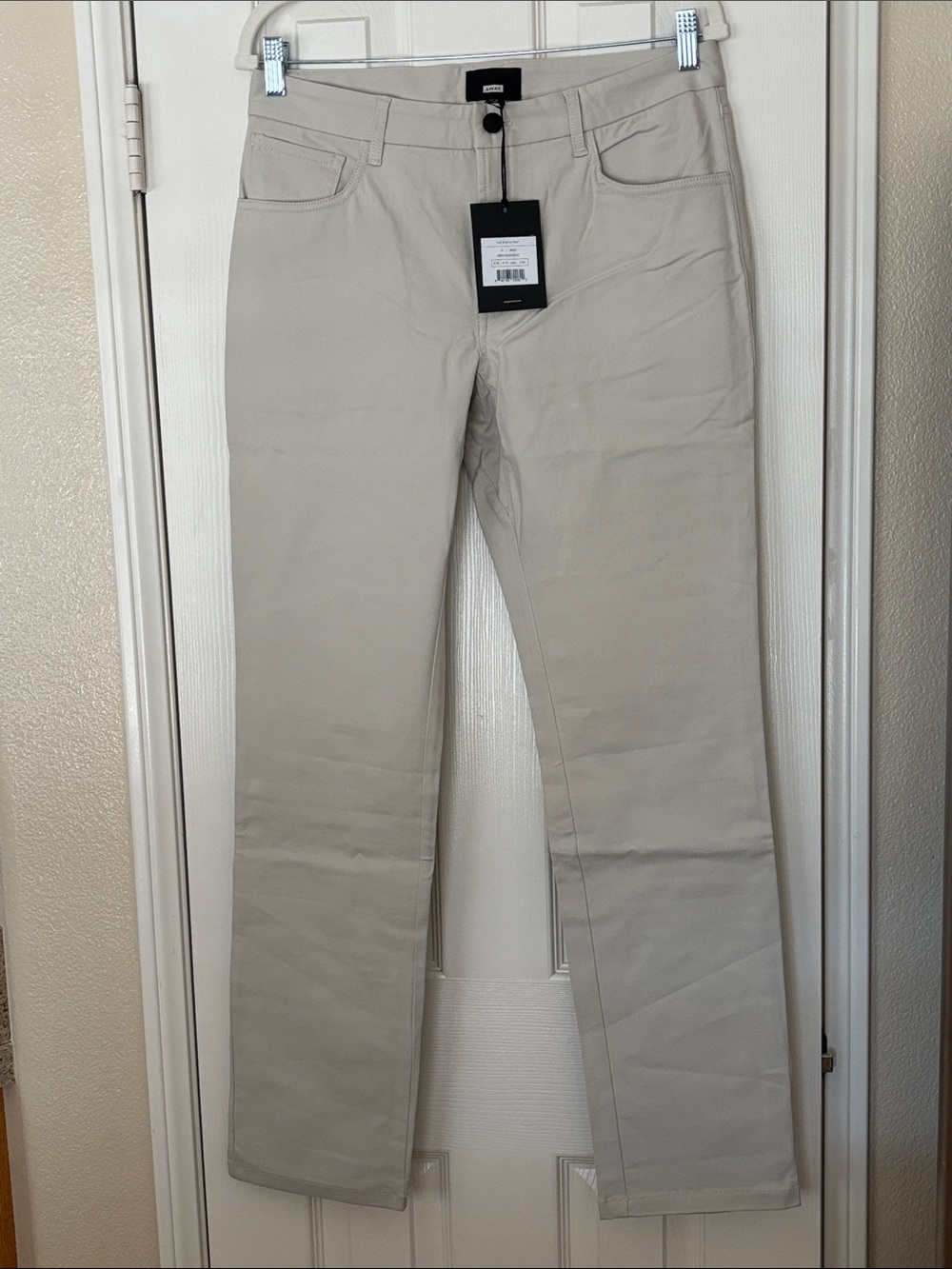 AWAY Men's Travel “The Staple Pant" Sand Cotton Modal Stretch - 31 x 31 NEW tags